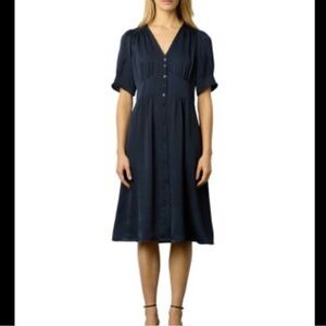 Gerard Darrel Elonie Navy Dress